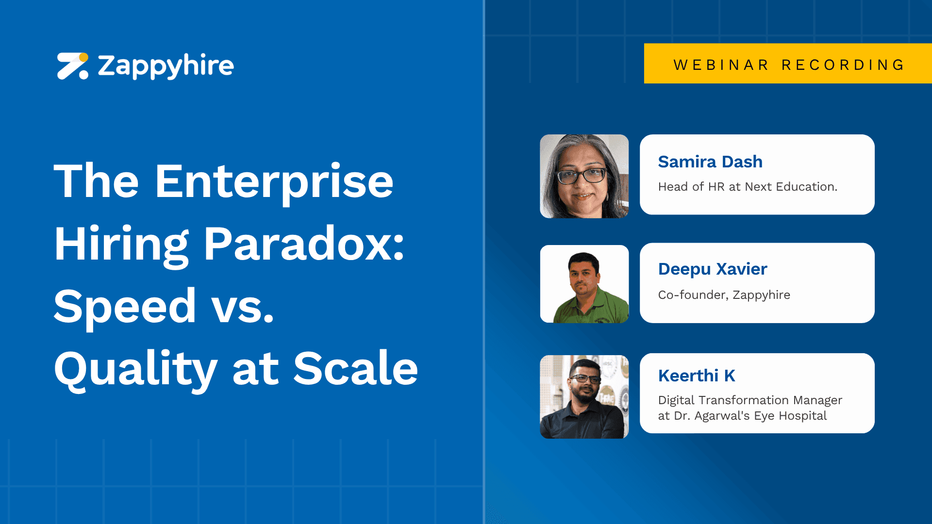 The Enterprise Hiring Paradox: Speed vs. Quality at Scale -webinar