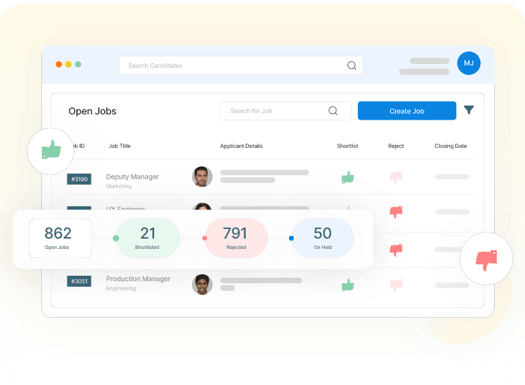 Create jobs via Zappyhire Recruitment Software