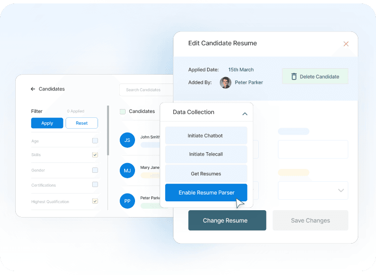 Candidate Screening through Zappyhire